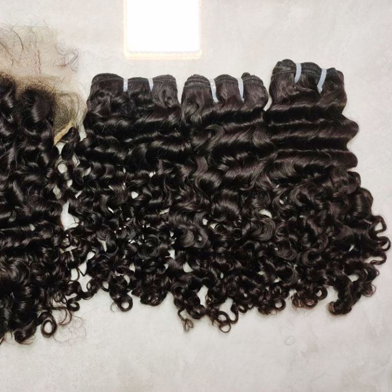 New Arrival Real Raw Burmese Curly Hair Burmese Deep Curly Human Hair Extensions 8"-30" Wholesale With Top Grade 12A