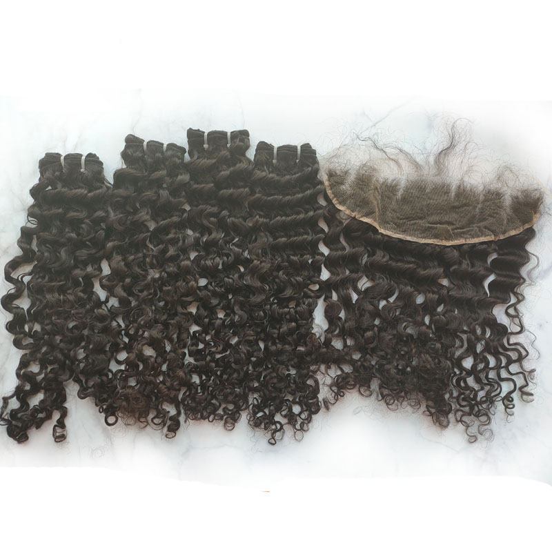 Wholesale Garde 12A 100% Unprocessed Cuticle Aligned Virgin Raw Burmese Hair Bundles Curly  No Tangle No Shedding