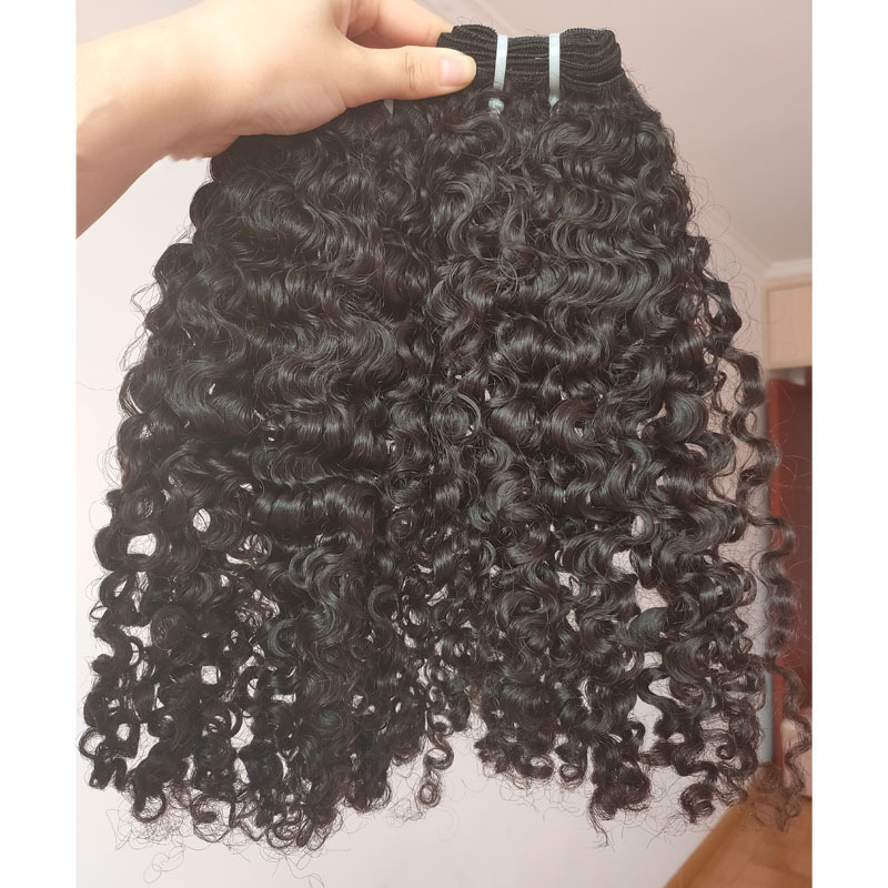 New Arrival Soft Kinky Curly Human Hair Extensions Raw Cambodian Hair Unprocessed, Cuticle Aligned Raw Virgin Hair 8"-30"