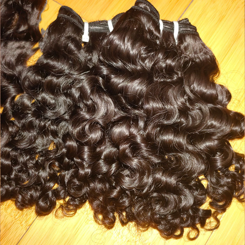 Cambodian Loose Deep Wave Curly 100% Unprocessed Cuticle Alinged Virgin Cambodian Human Hair Weave Bundles