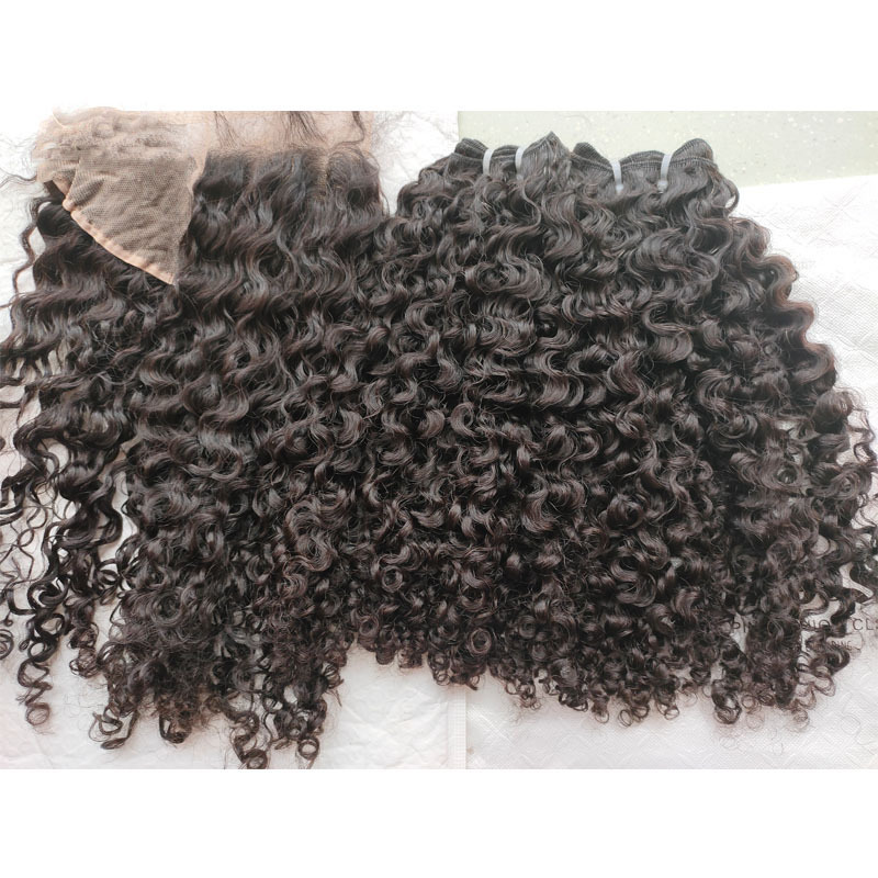 Wholesale Factory Price Raw Cambodian Hair Vendor, 12A Grade Raw Cambodian Soft Kinky Curly Virgin Hair Bundles 8"-30"