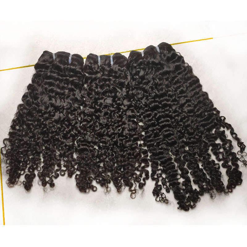 New Arrival Soft Kinky Curly Human Hair Extensions Raw Cambodian Hair Unprocessed, Cuticle Aligned Raw Virgin Hair 8"-30"