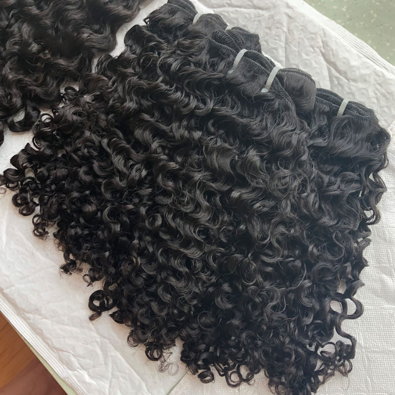 Raw Cambodian Soft Kinky Curly Hair Wholesale 8"-30", 100% Human Top Grade Raw Cambodian Hair Natural Color