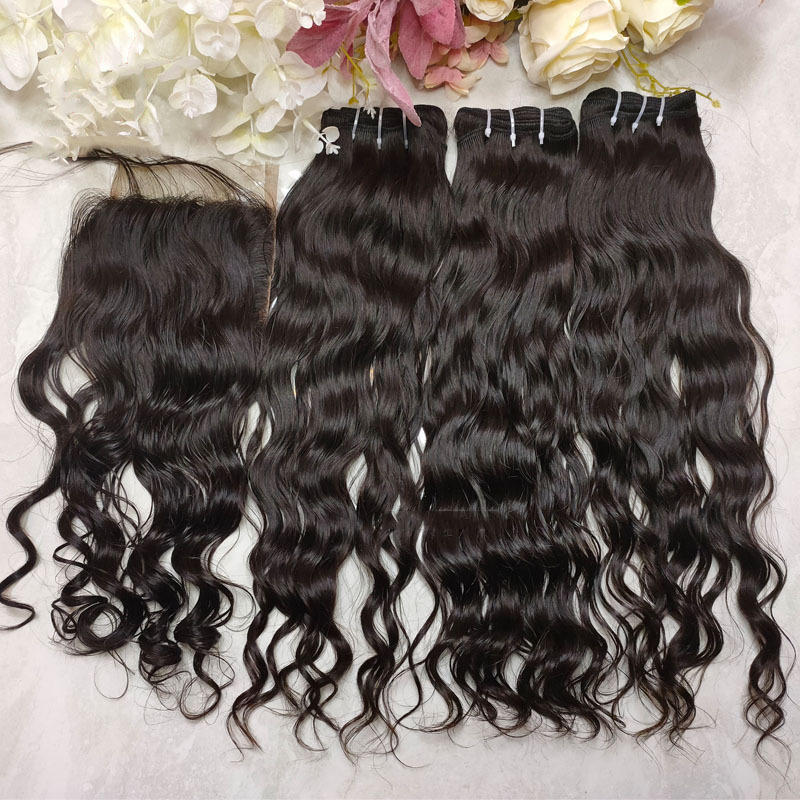 Grade 12A Naturally Raw Cambodian Hair Unprocessed Cuticle Aligned Loose Wave Virign Hair Weave Bundles 8"-30"