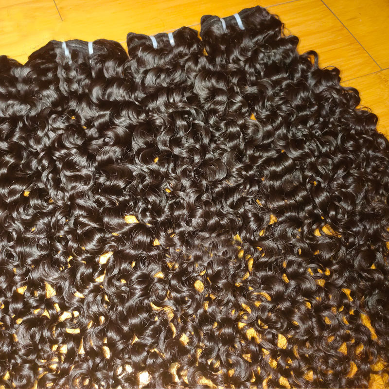 Great Quality Full Cuticle Aligned Raw Hair, 12A Raw Cambodian Deep Curly Human Hair Bundles 8"-30" Can Be Dye