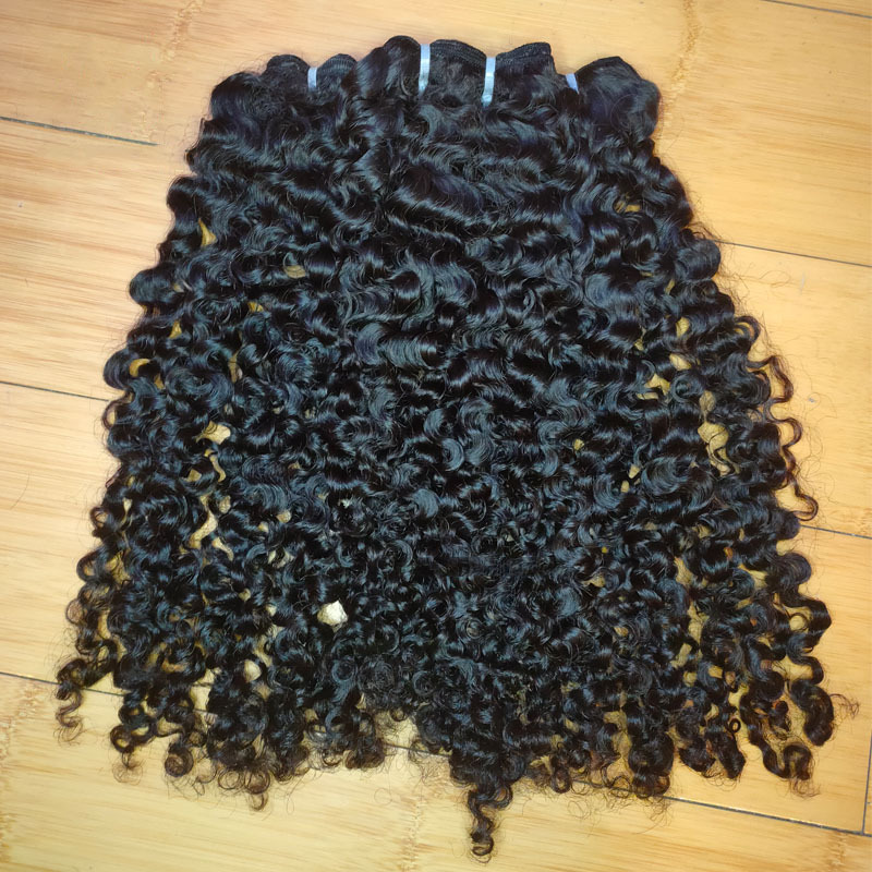 Raw Cambodian Hair Vendor With Wholesale Natural Color Raw Unprocessed Cambodian Soft Kinky Curly Hair Weave Bundles