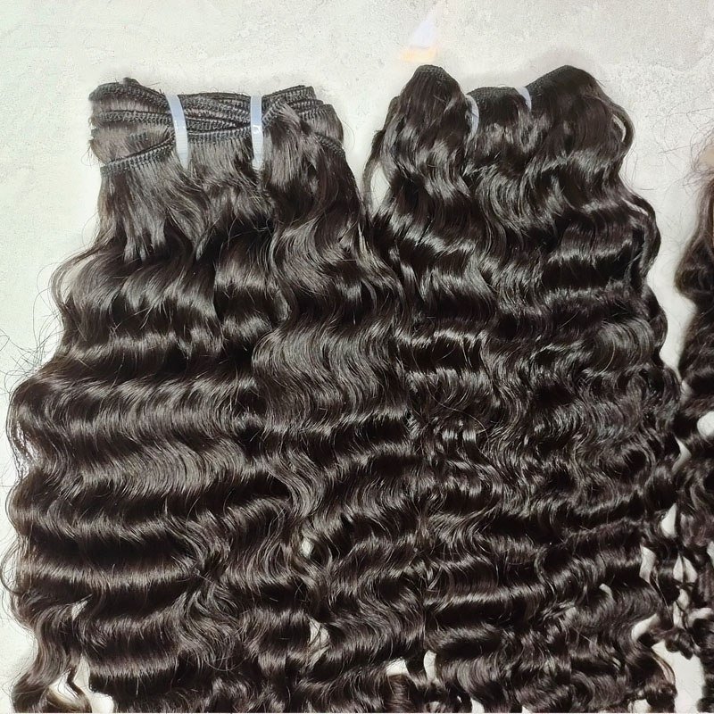 Burmese Curly Hair Vendor Wholesale Raw Unprocessed Burmese Deep Curly Weave Bundle 8"-30" Natural Color Grade 12A