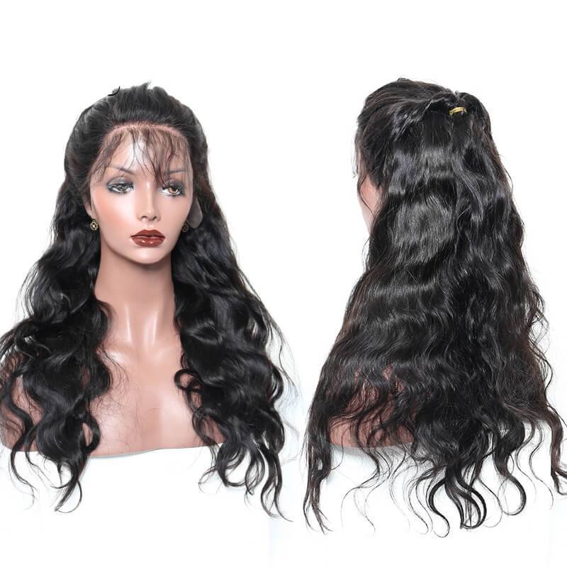 Human Hair Wigs For Black Women Glueless Full Lace Wigs 100% Brazilian Remy Hair Wig Pretty Body Wave