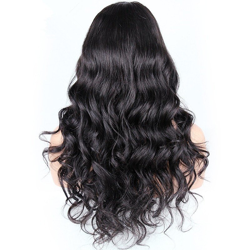 Brazilian Virgin Hair Full Lace Wigs Body Wave Pre Plucked High Quality Wigs For Black Women