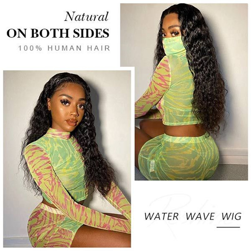 HD Transparent Lace 13x4 Lace Front Wig Affordable Water Wave Wig