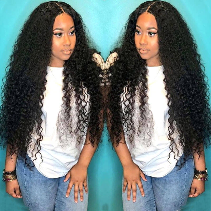 10A Grade Deep Wave Frontal Wig 13x6 Lace Wigs Remy 13x4 T Part Brazilian Wet And Wavy Curly Human Hair Wigs Deep Wave Lace Front Wig