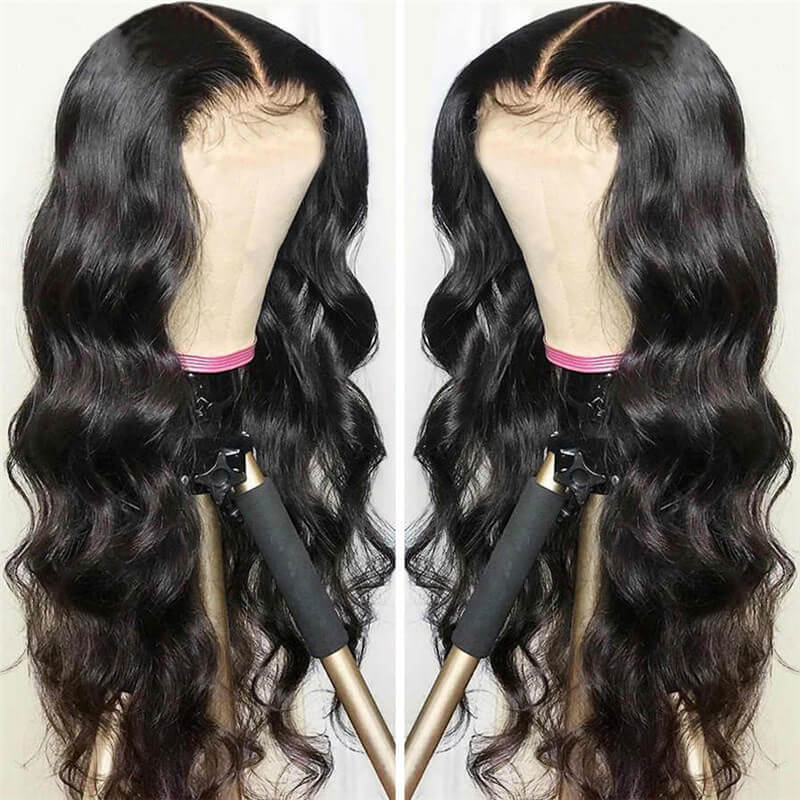 Human Hair Wigs For Black Women Glueless 100% Brazilian Remy Hair Wig Pretty Body Wave Lace Front Wig 8-30 inch