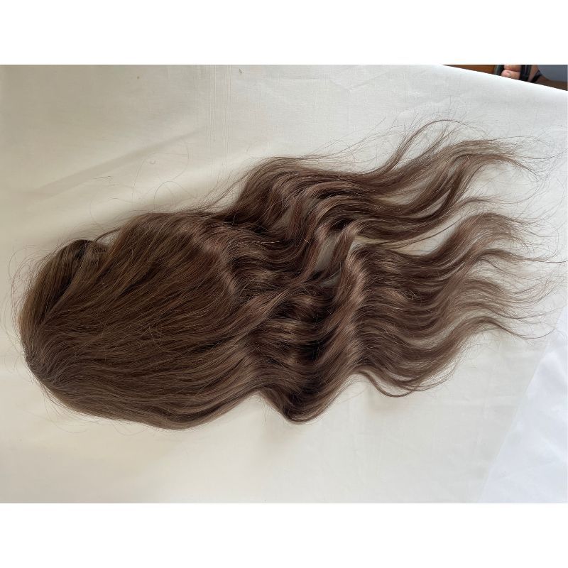 Men's Toupee #3 #4 Brown 12 Inch Long Human Hair 10x8 Hairpieces Human Hair Mono Net with PU around Natural Color