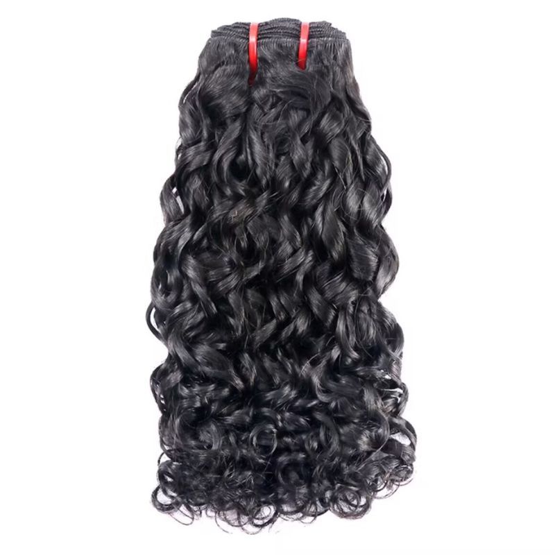 Bebe Curl 12A Grade Raw Double Drawn Indian Virgin Human Hair Bundles Sew in Extensions Natural Black Double Weft 100% Natural Cuticle Aligned Unprocessed Hair