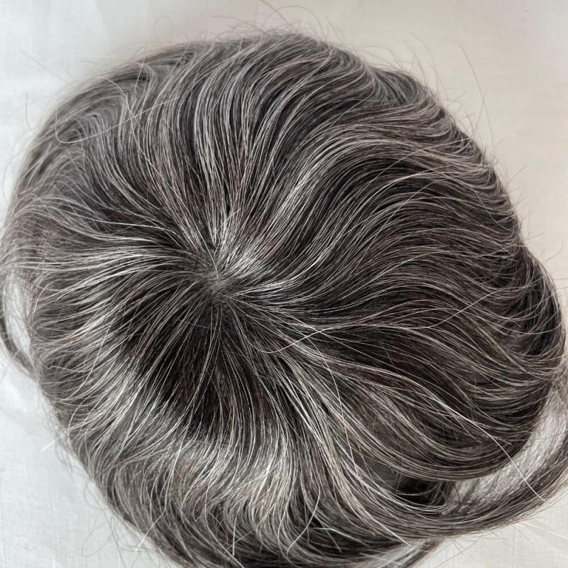 Side or Back Hair Patches Hairpiece Toupee For Men Full PU Thin Skin Base Real Human Hair Hair for Man Covering Bald Spots On Head Sides Or Back