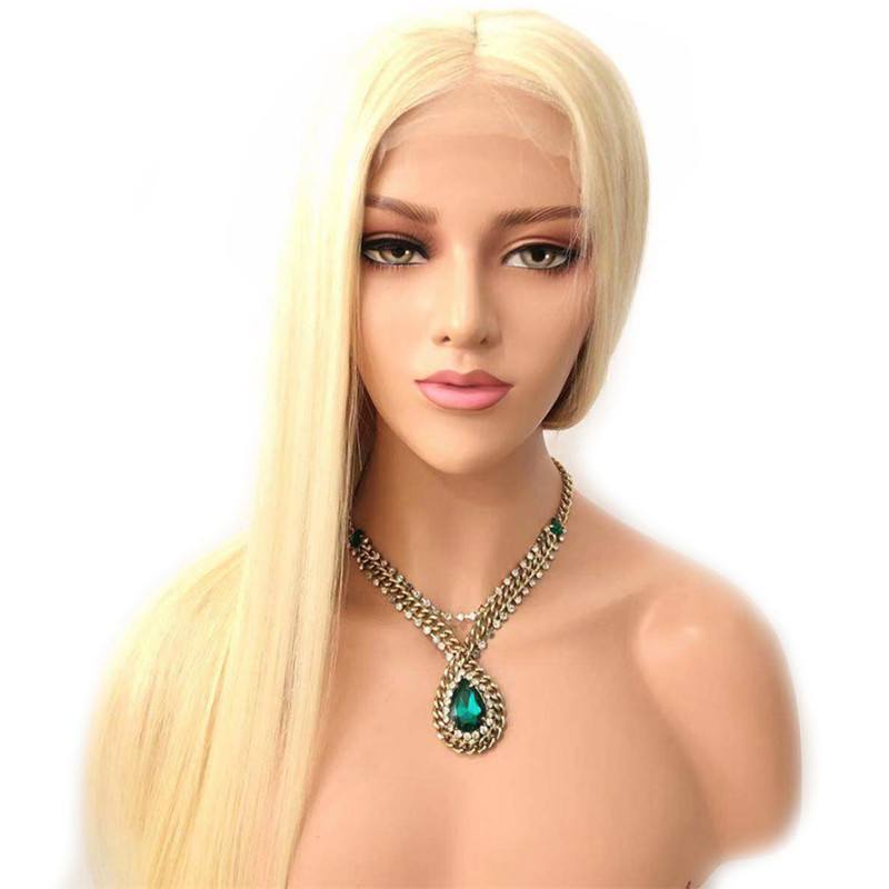 613 Blonde Lace Front Human Hair Wig Straight Lace Front Wigs Pre Plucked 13x4 Brazilian Remy Full Lace Wigs
