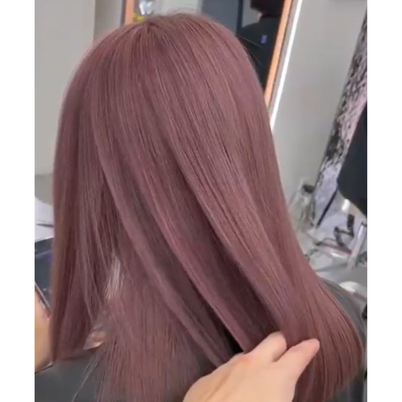 Cambodian Hair Purple Color Lace Front Fashion Wig