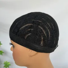 Cornrows Wig Cap Easier To Sew In With Adjustable Strap Synthetic Braided Wig Caps Crotchet Cornrows Cap For Easier Sew In Caps for Making Breathable