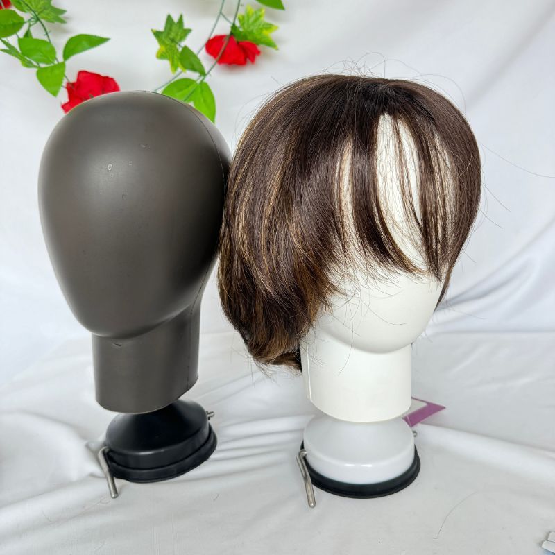 Black or White Mannequin Head Head Model with Suction Cup Base Black or White For Display Hair Wigs High 33cm Head Circumference 53cm High