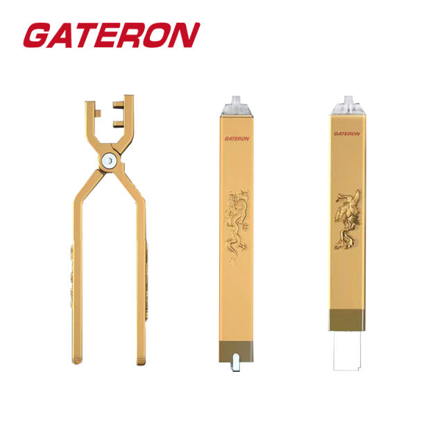 GATERON Puller Opener Keycap Puller 3 Pcs Dragon and Phoenix  Tool Set  Accessory