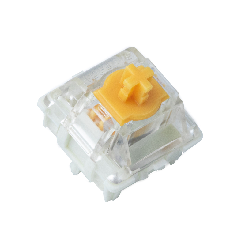 GATERON KS-20 Dual-rail Magnetic Orange Switch Sat