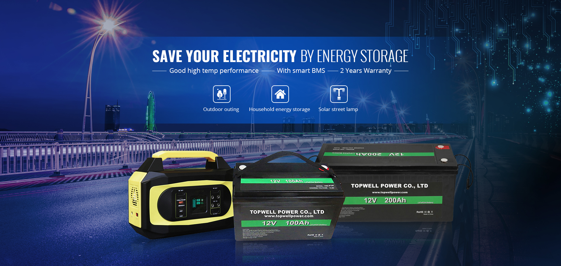 energy storage lithium battery, outdoor power supply, solar street light lithium battery