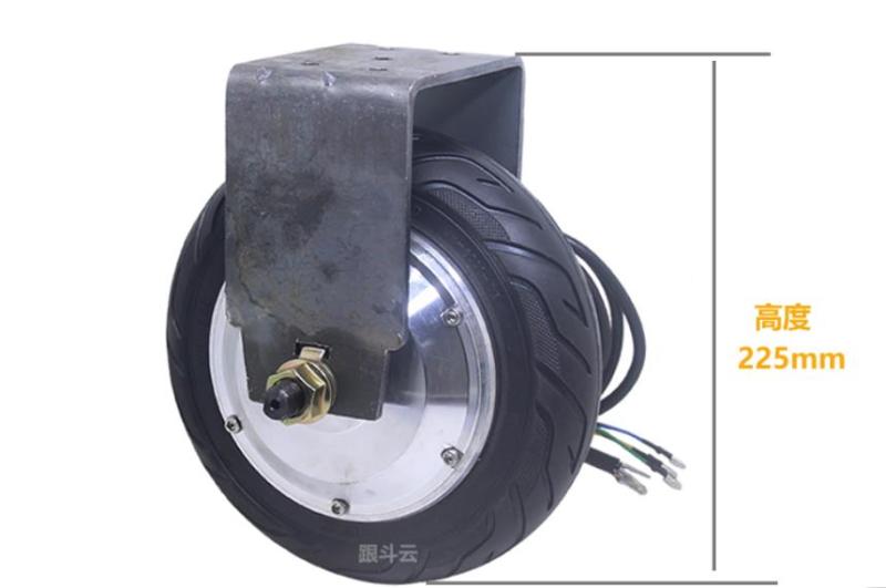 8-inch toothed DC brushless hub motor low-speed high-torque power robot motor-driven food truck