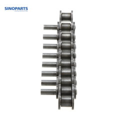 Short pitch roller chain with extended pin