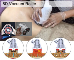 5D vacuum infrared roller cellulite reduction machine