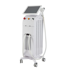 Multifunctional 2 in 1 yag 808 diode laser hair removal and tattoo machine for salon