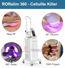 360 Rotation Vacuum Roller RF Body Slimming Machine
