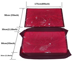 Infrared Light Therapy weight loss 660nm 850nm red light therapy mat for full body