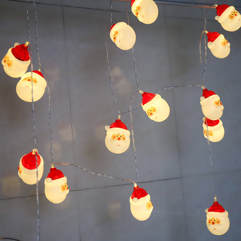 Christmas Snowman String Lights Santa Claus Indoor Outdoor Use LED Xmas String Lights