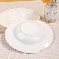 Round Lotus Soup Plate
