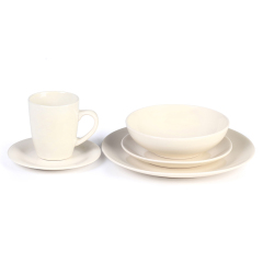 Stoneware monochrome glaze dinner sets