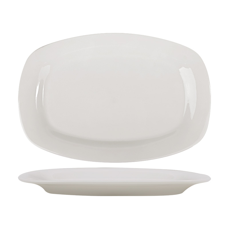Rounded Square Oval Plate