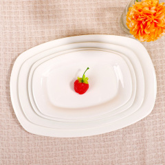 Rounded Square Oval Plate