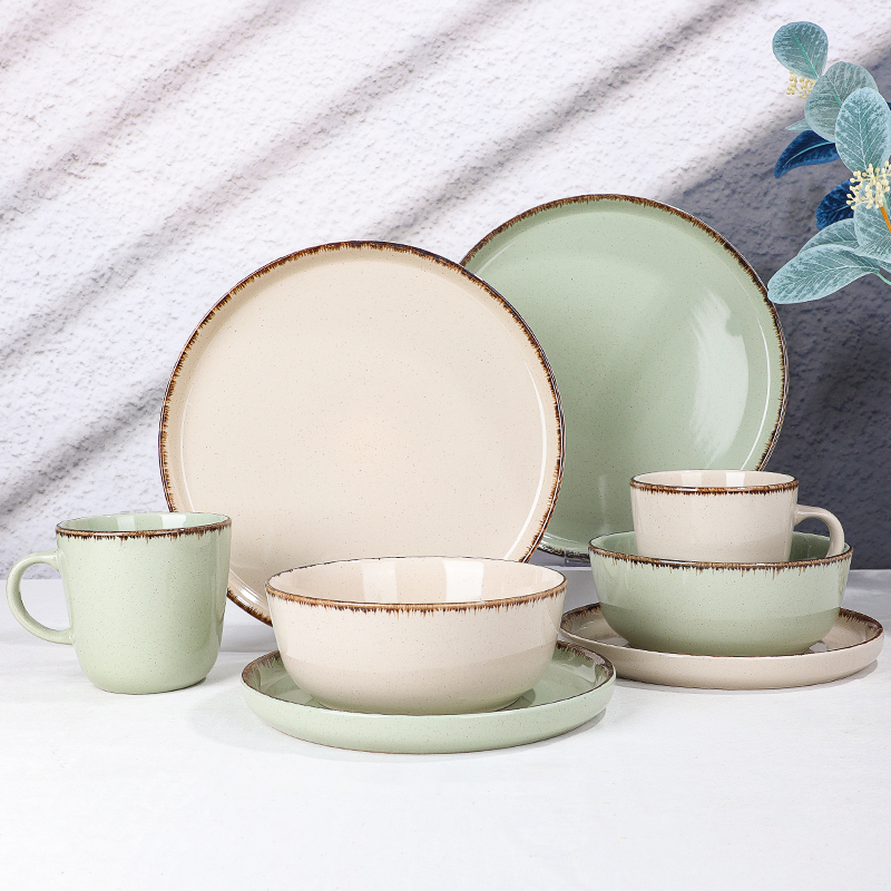 Stoneware dinner set