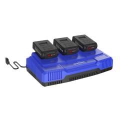 20V 2.5A x 3 Multiple Desktop Charger (Can charge 3 different batteries at same time)