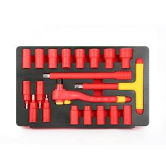 20PCS VDE Insulated Tool Set | 1/2&quot; Sockets &amp; Wrench