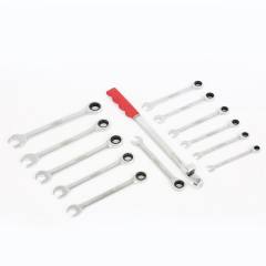 13PCS Combination Ratchet Wrench with 15inch Wrench Extender