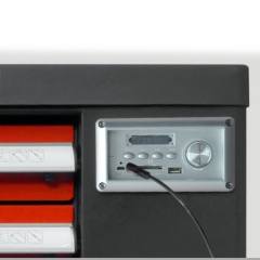 7 Drawer Tool Cabinet With Radio