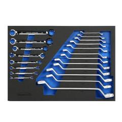 20PCS Double Ring Wrench+Flare Nut Wrench Set