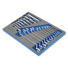20PCS Double Ring Wrench+Flare Nut Wrench Set
