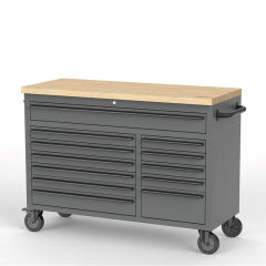48" 12-Drawers Roller Cabinet Toolbox Workstation with 471PCS XPE Tray Tools Set