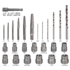 26PCS Screw & Bolt Extractor Set