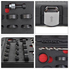 Parking Sensor Distance Control Hole Cutter Tool Set 17mm - 32mm