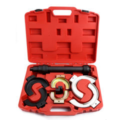 Interchangeable Fork Strut Coil Spring Compressor Tool