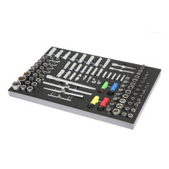 104PC 1/2", 3/8", 1/4" Socket Set