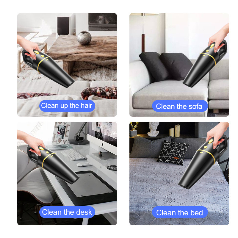 wireless great suction USB 70W 3800Pa car vacuum cleaner